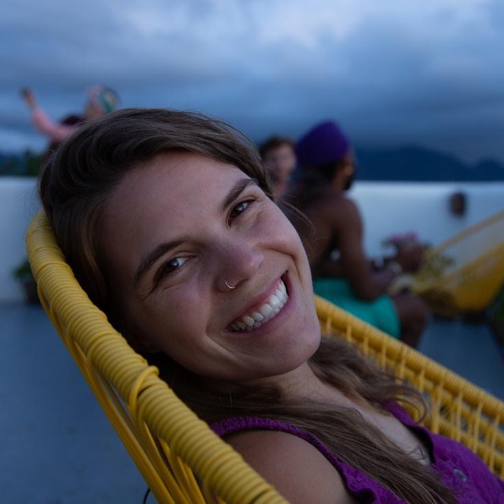 Portrait of Zephyr, group coordinator and fusion cooking expert